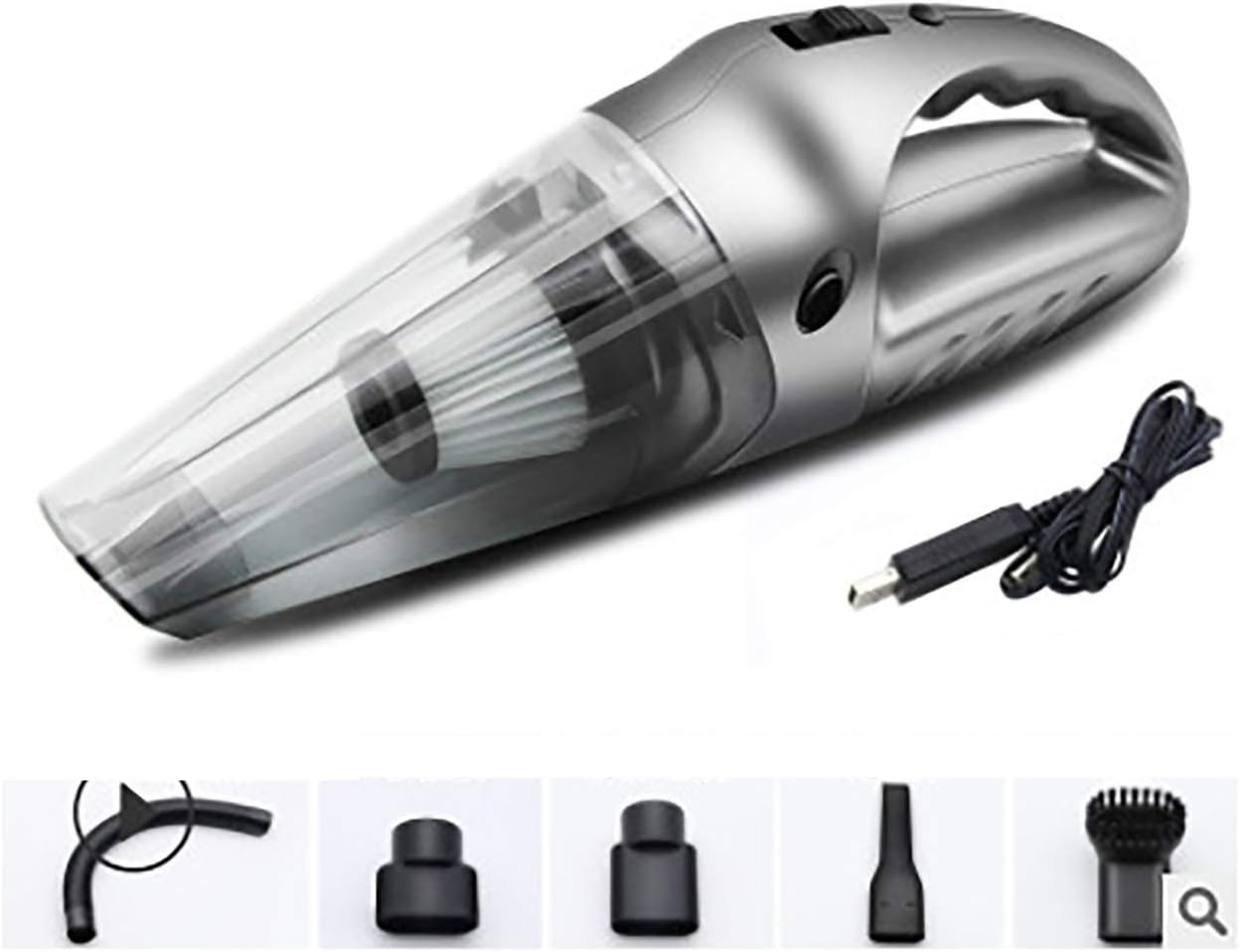 1Pc Portable Handheld Vacuum Cleaner Cordless with Wet Or