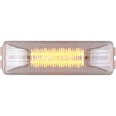 Maxxima M20350YCL Amber 4" Rectangular LED Clear Lens Clearance Marker Light