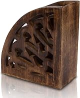 The Great Indian Bazaar Handcrafted Wooden Remote Control Holder 5 Slots view 9