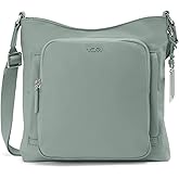 TUMI - Voyageur Tyler Crossbody - Nylon Crossbody Bag - Business, Travel Bag - Stain, Water-Resistant - Stylish Purse - Thyme
