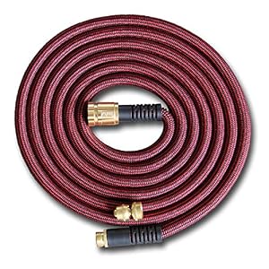 Pure Expandable Garden Hose 50 FT with Spray Nozzle Best Expanding Retractable Water Pipe for Garden Lawn Zero Kink Red…