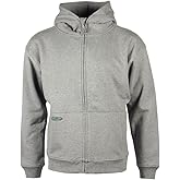 Arborwear Double-Thick Full Zip Hoodies for Men - Heavyweight Cotton Fleece Mens Sweatshirt with Inner and Handwarmer Pockets