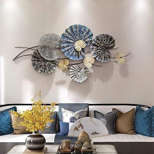 Qurrong Arte De La Pared De Metal Escultura Decoracion De La