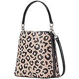 Kate Spade New York Darcy Graphic Leopard Small Bucket Bag