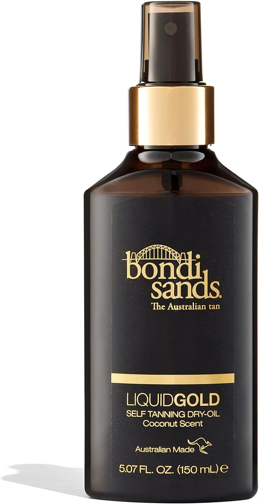 Bondi Sands Liquid Gold Self-Tanning Dry Oil 150 mL Vegan Argan Oil Coconut