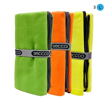 Amazoncom Seccco Microfiber Towel Beach Pack Sand