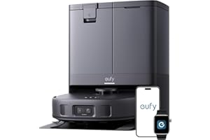 eufy X10 Pro Omni Robot Vacuum and Mop with 8,000 Pa Suction, Dual Mops with 12 mm Auto-Lift and Carpet Detection, AI Obstacl