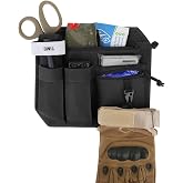 KRYDEX Tactical Bag Insert Panel Organizer,Modular Admin Insert EDC Pouch with Hook Backed for Backpack Range Bag Accessory Organizer Outdoor Survival Gear Panel