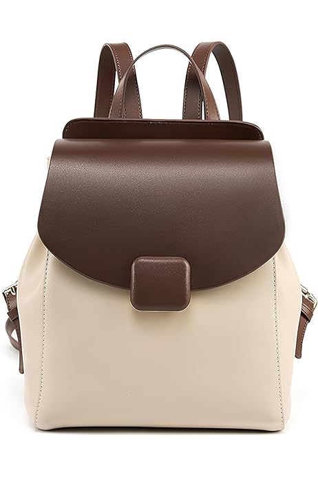 bostanten brown fashion backpack Backpack Shoulder Bag BOSTANTEN Genuine Leather Backpack Purse