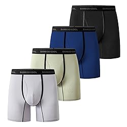 BAMBOO COOL Men's Underwear Boxer Briefs