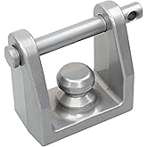 HQPASFY TL-20 Hitch Lock Fits for Bulldog Style Couplers, Hitch Coupler Lock with Pin, Heavy-Duty Trailer Hitch Lock Receiver