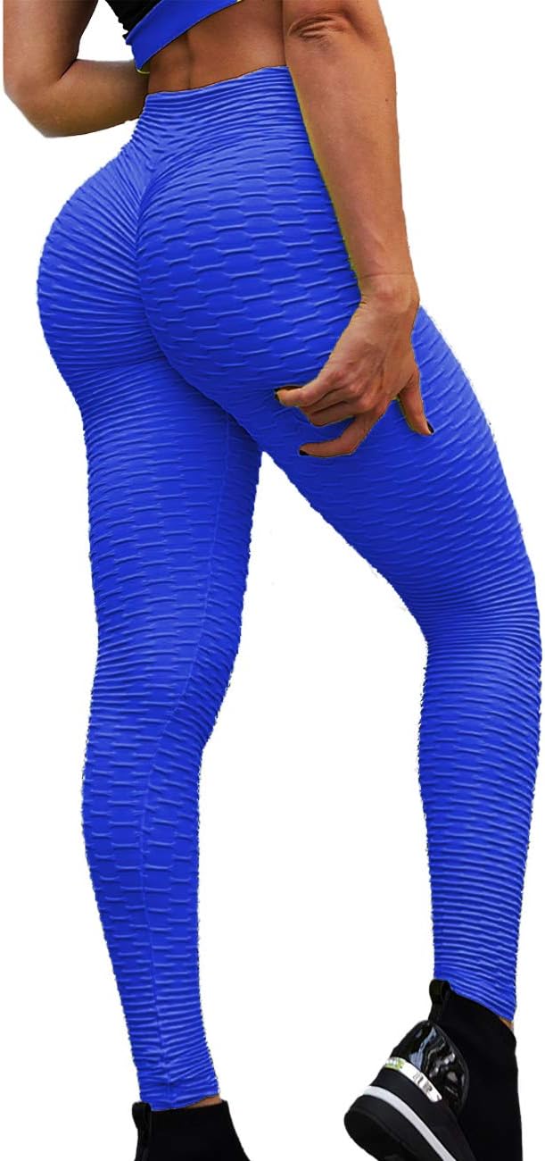 Honeycomb High Waist Gym Leggings Women Slim Fit Scrunch Butt Lift Wrokout Yoga Pants Plus Size