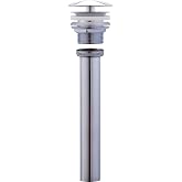 Duravit 50241092 Sink Drain, Chrome, 1.25