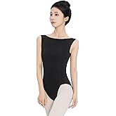 Daydance Women Ballet Leotard, Camisole/Tank Women Dance Leotard with Jacquard Floral Print