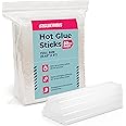 50pcs Full Size Hot Glue Sticks for Large Glue Gun, 0.43x6 inches Large Glue Sticks, Bulk-Pack for Arts Crafts DIY Fabric Gluing & More
