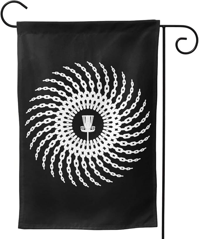 LEILEIflag Disc Golf Basket Chains with American Flag Home