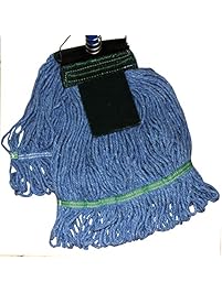 Mop Head Universal Replacement for Hardwood floor, laminate, tile floors - Cotton Cleaning Mops with Unique Janitorial Scrubber - Industrial Quality Wet Mop Refill for cleaning any mess, dust, mud.