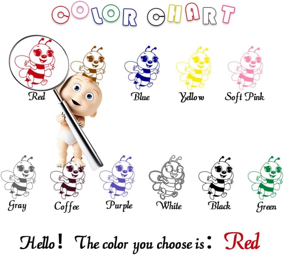 Cartoon Style Custom Name PVC Wall Art Stickers Wallsticker for Girl