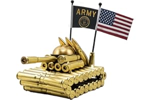 OLD PATH Bullet tank | Army |Man cave decor | Veteran gifts |mens office decor | Military gifts for man |Army gift |desk decor for man| Army stuff|unique gift for gun enthusiast| Military dad| Manly decor