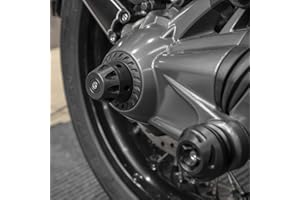 FATEXPRESS Motorcycle Rear Wheel Axle Fork Crash Sliders Falling Protection Pad Refit Accessories for B.M.W R1250GS R9T RnineT R NineT Urban G S Pure Racer Scrambler R 1200 GS LC ADV RT/R/RS R1250 R RT (Black)
