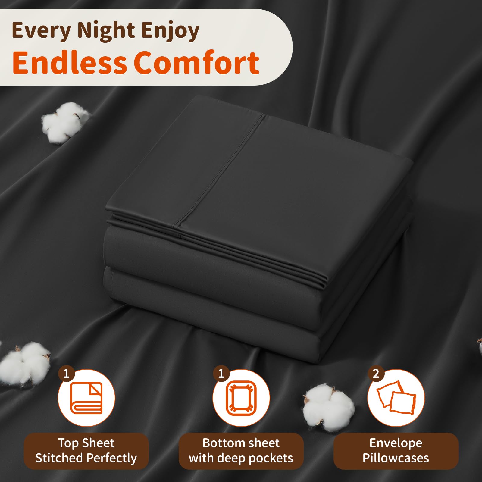 LBRO2M 1000 Thread Count 100% Egyptian Cotton