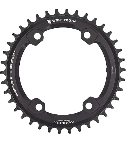 Amazon.com : Wolf Tooth Drop-Stop Chainrings for Assymetric