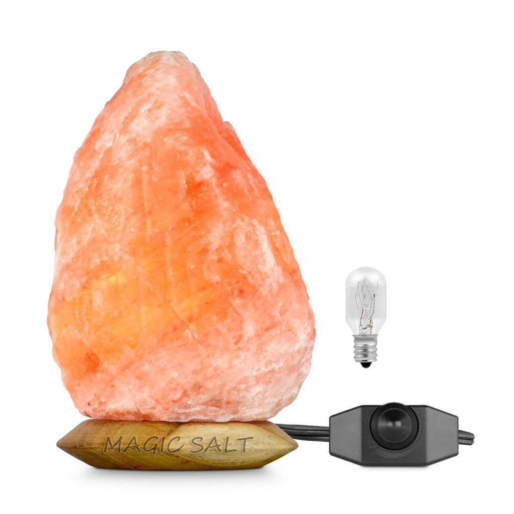 2-3 KG NATURAL PINK HIMALAYAN CRYSTAL ROCK SALT LAMP WITH DIMMER SWITCH AND BRITISH STANDARD ELECTRIC PLUG. 100% PREMIUM AND FINE QUALITY By MAGIC SALTÂ