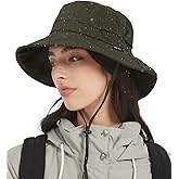Creekstone Bucket Hat Waterproof Rain Hat for Women Men Sun Hats UPF50+ Packable Summer Hat Hiking Travel Floppy Sun Hat