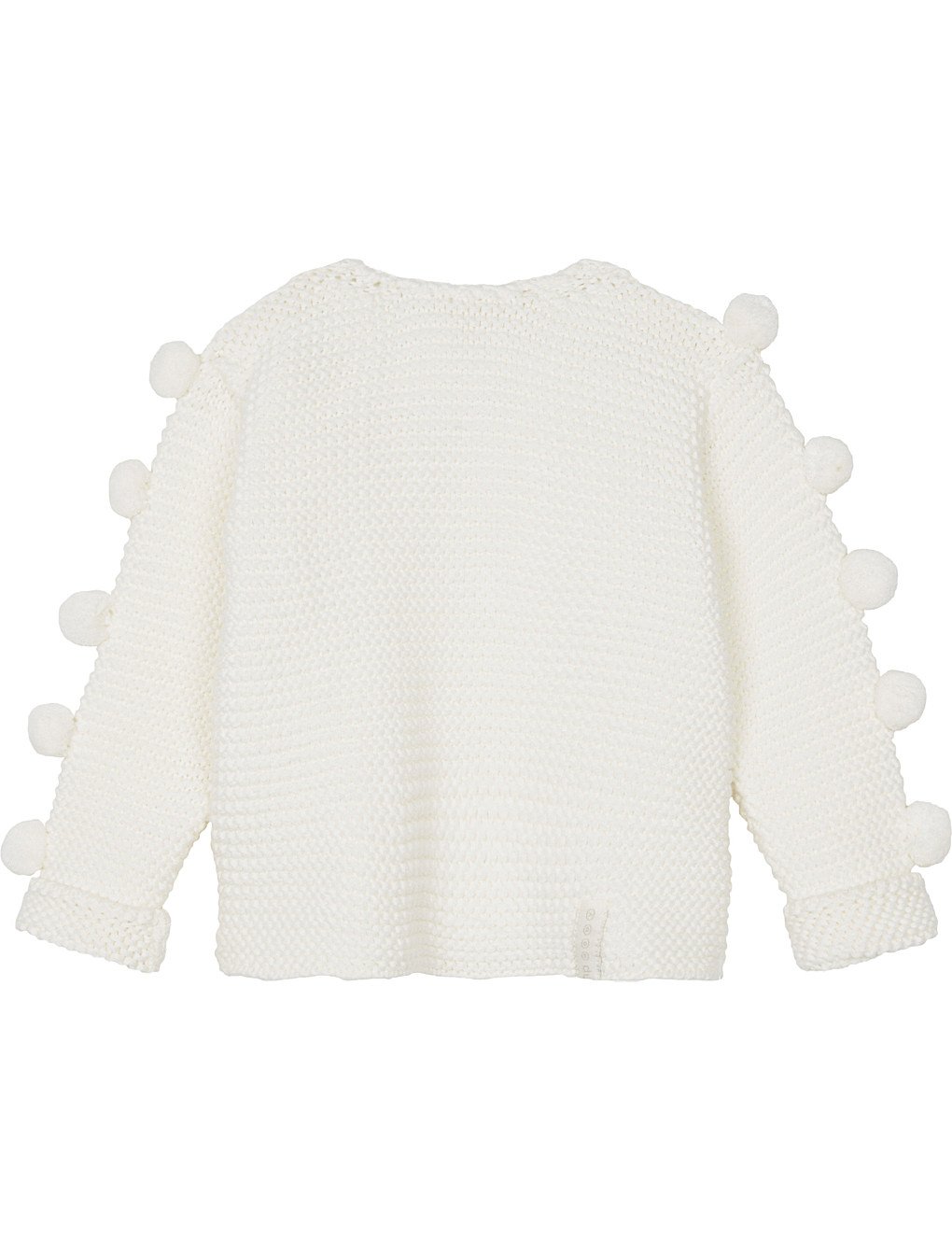 KATIES PLAYPEN / BABY BEST BUYS Natures Purest Cream Pom Pom Knits Organic Cotton Jumper - 3-6 Months
