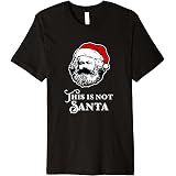 Ironic Karl Marx design with Santa hat 