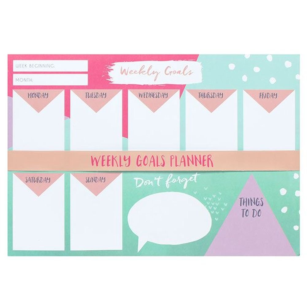 Weekly A4 Planner Organiser Tear Off Notes 45 Sheets