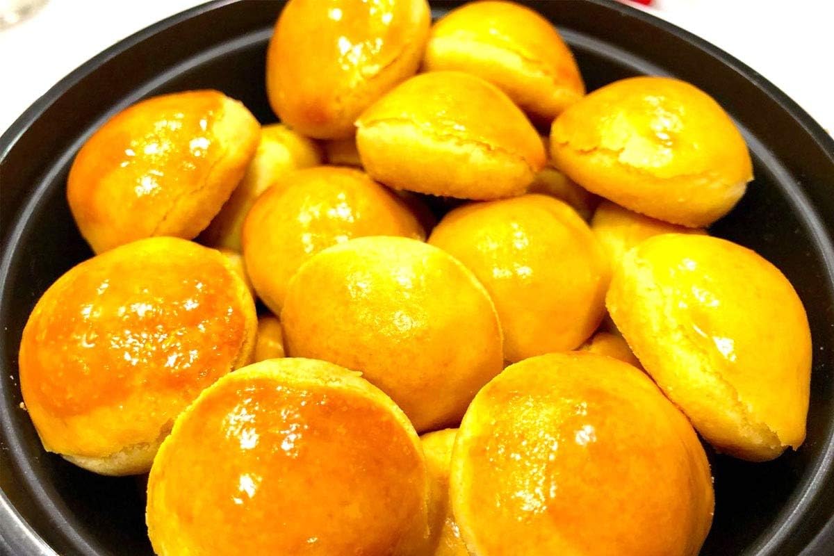 Indonesian snack Pineapple Jam Cookie - Nastar (Pack of 2)