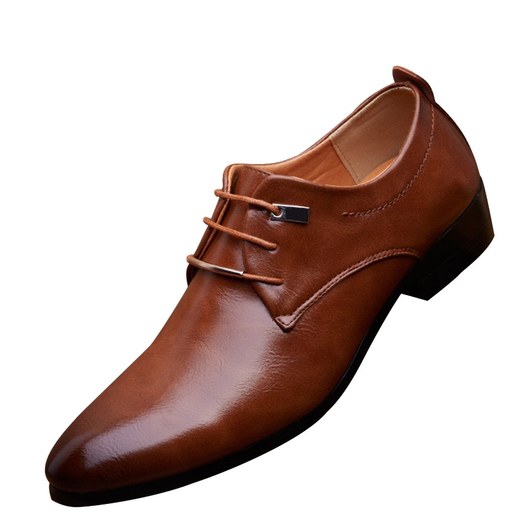 Men Vintage Leather Business Formal Shoes Elegant Wedding Dress Oxfords