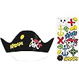 Multicolor Ahoy Pirate Party Hats (8 Count) - Vibrant, Fun, and Comfortable Pirate-Themed Headgear for Kids & Adults