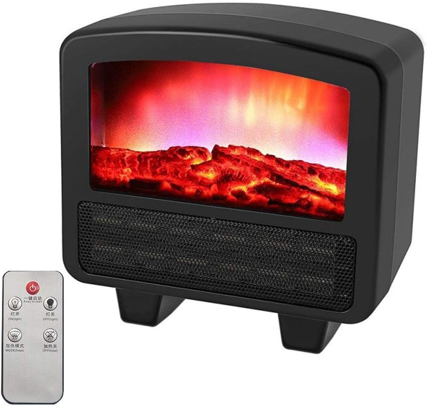 ZZQH Stove Fire Electric Electric Fireplace Insert Small With Realistic