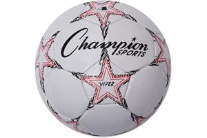 Champion Sports Viper Soccer Ball – TPU Soft-Touch Training Ball in Sizes 3,4,5 for Indoor/Outdoor Play