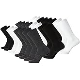 AND1 Men's Socks - Athletic Cushion Crew Socks (24 Pack)