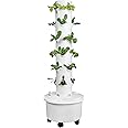 ALTO GARDEN GX Hydroponic Tower | Vertical Planter Tower | Hydroponics Growing System Kit | Food Grade with 24 Net Pots (Without Lights)