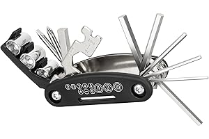 PXZBLG Bike Repair Kit, Bike Tire Repair Tool Kit, Including 16-in-1 Bike Multitool, Bicycle Tire Repair Accessories, Used for Mountain Bike and Road Bike