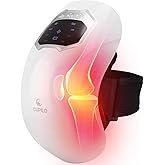 CuPiLo FSA Eligible HSA Knee Massager, Portable Knee Massagers with Heat, Heated Vibration Knee Massager for Knee Pain Relief, for Seniors Parents Grandparents