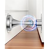 Door Stoppers Magnetic Door Stop - 1 Pack Stainless Steel Powerful Doorstop Catch for Wall Floor - Heavy Duty Hold Door No Dr