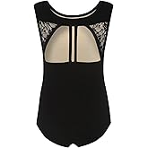 Phineein Girls Sleeveless Ballet Gymnastics Leotards Kids Athletic Crisscross Mesh Back Dancewear Unitards