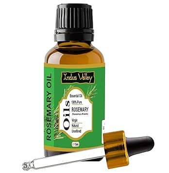 Indus valley 100% pure and natural rosemary essential oil for hair & face care(15ml)