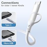 Anomat 6ft USB Charger Cable - Micro USB & Type-C for Kindle & Android view 5