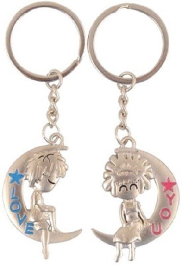 boy and girl keychain