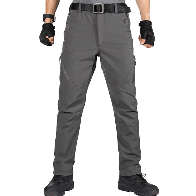 FREE SOLDIER Herren Softshell-Hose Wasserdicht und Winddicht zum Klettern und Wandern