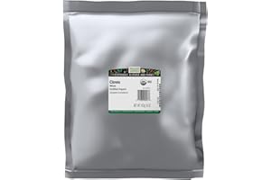 Frontier Co-op Organic Cloves, Whole, 1-Pound Bulk, Organic Whole Cloves, Kosher, Pungent Warm Aroma, Bittersweet & Spicy