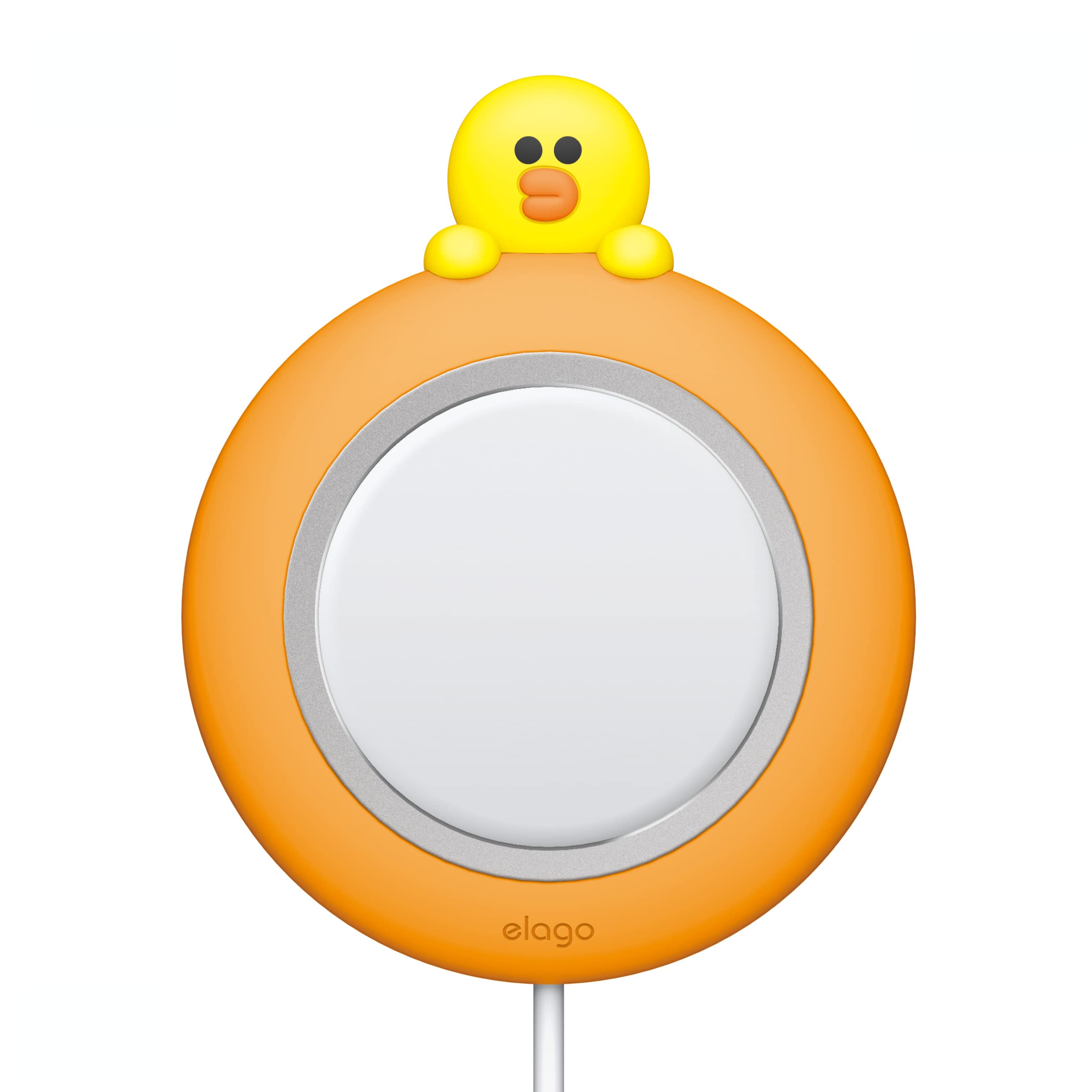 elago l B&F MS Charging Pad Compatible with MagSafe Charger, Compatible with iPhone 17/16/15/14/13/12 Models,Other Wireless Charging Phones [Official Merchandise] [Charging Cable Not Included] (SALLY)