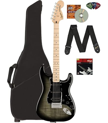 Amazon.com: Squier Affinity Series Stratocaster FMT Electric