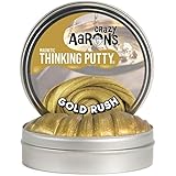 Crazy Aaron's Thinking Putty, 3.2 Ounce, Super Magnetic Gold Rush